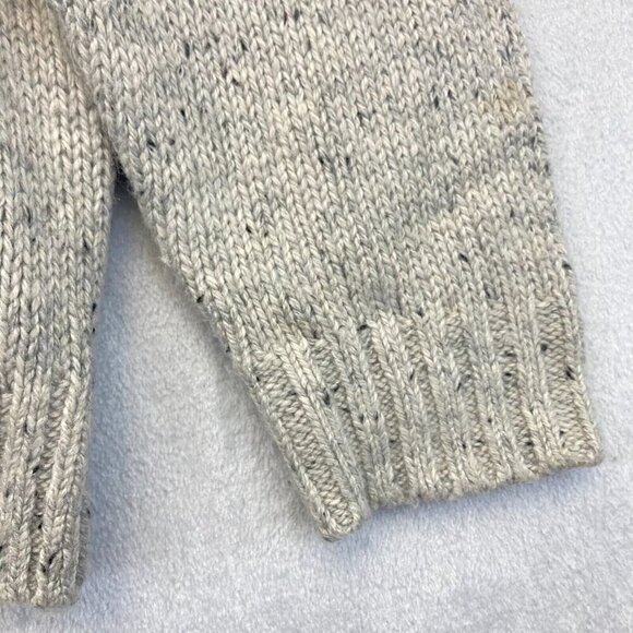 Boston Crew Fair Isle Heavy Knit Sweater Mens Large 42-44 Gray Skicore Preppy - Picture 12 of 16